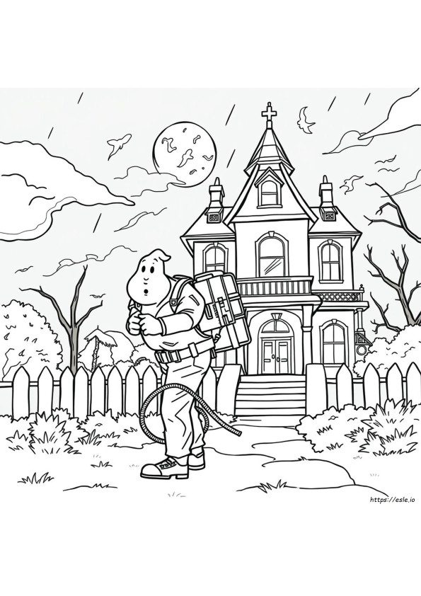 Disegni Da Colorare Di Ghost Buster