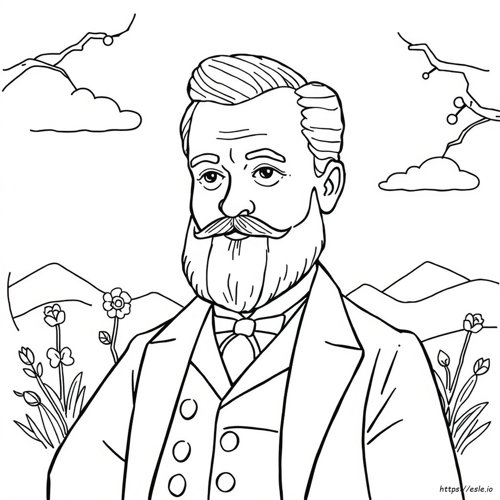 Theodore Roosevelt Coloring Page - Free Printable Image for Kids