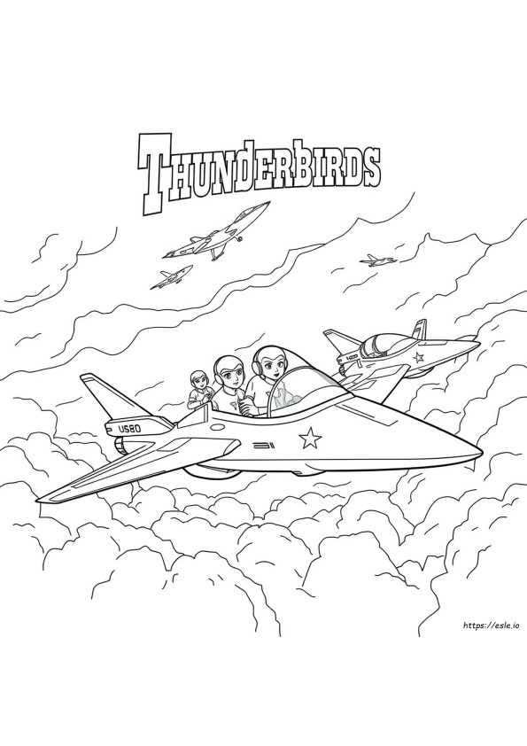 Thunderbirds Are Go Kolorowanki