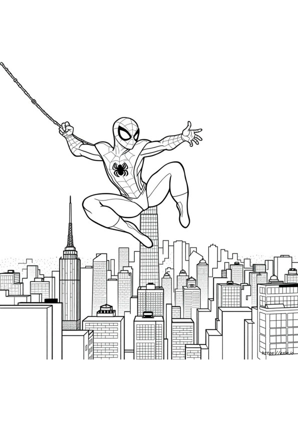 Spiderman Da Colorare E Stampare