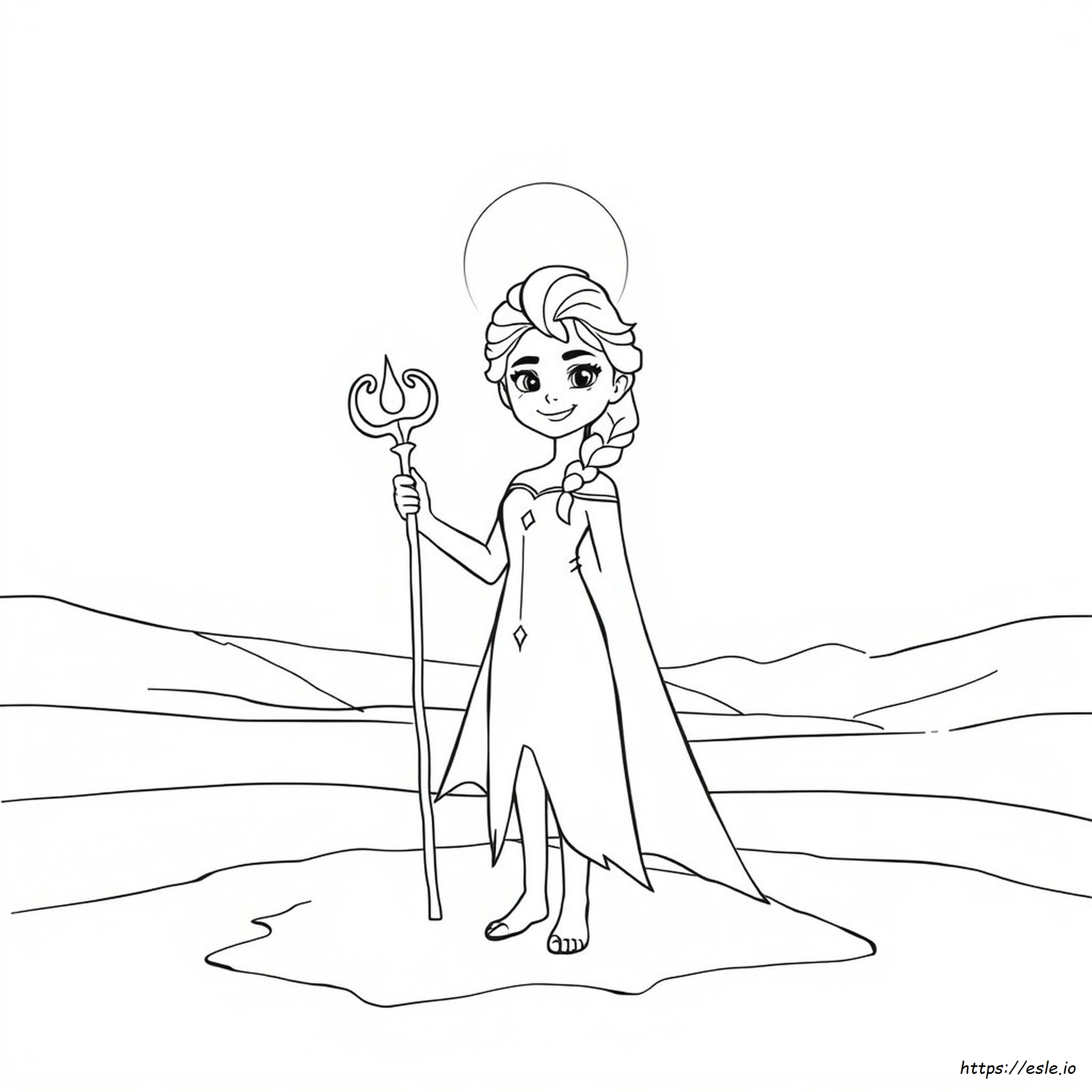 Coloring Page Anxiety Inside Out 2 Drawing