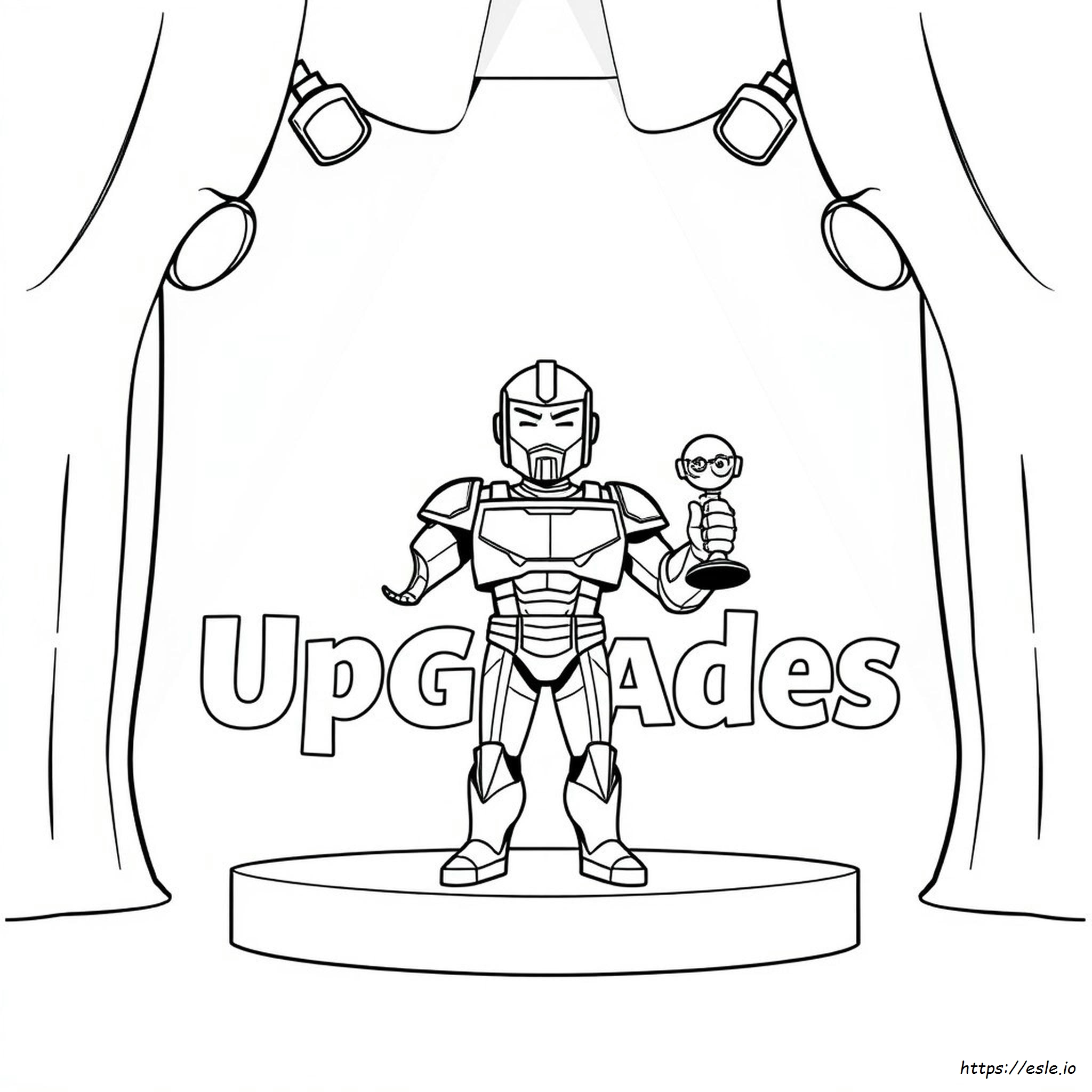 Titan Tv Man Upgraded Coloring Page Printable