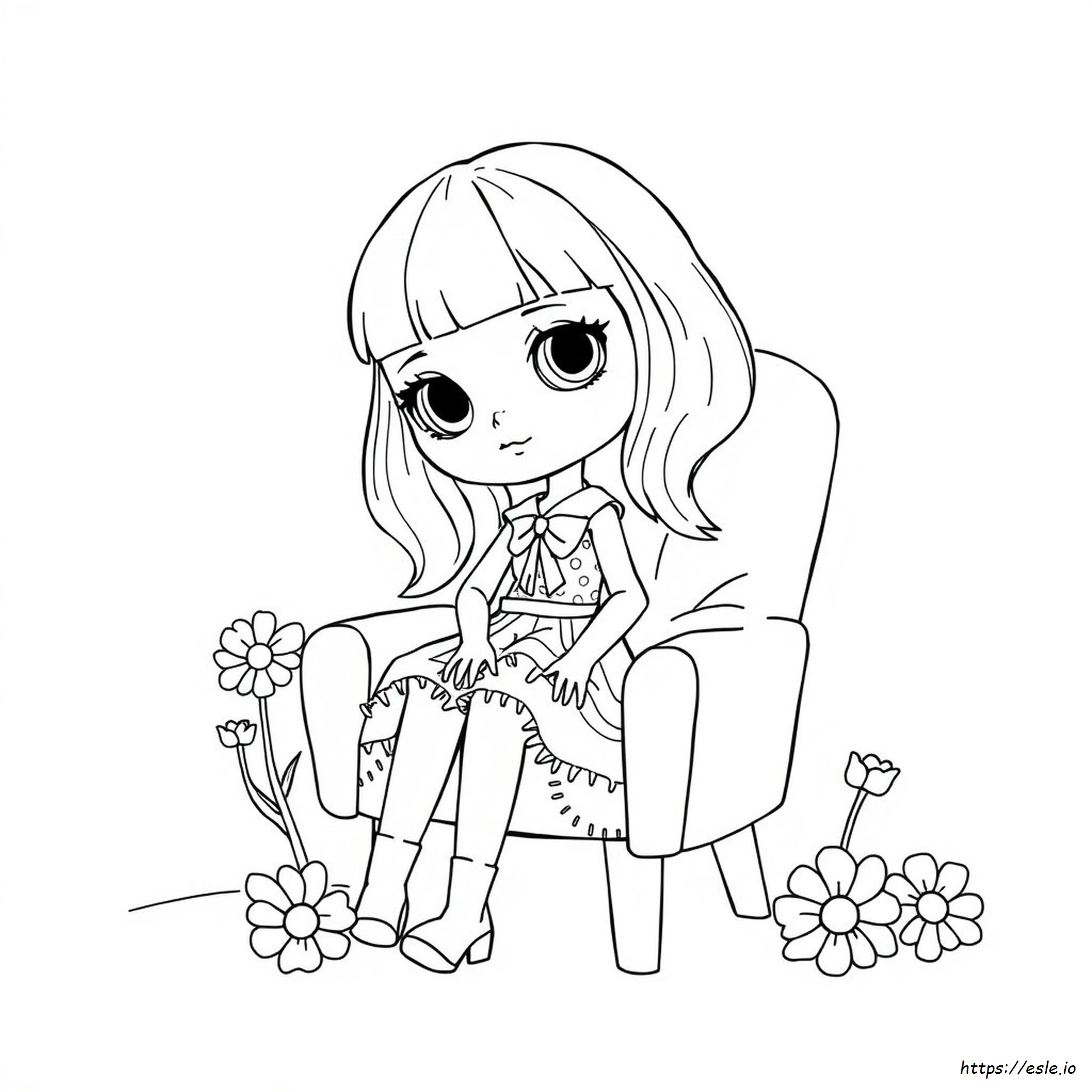 Blythe Doll Coloring Pages