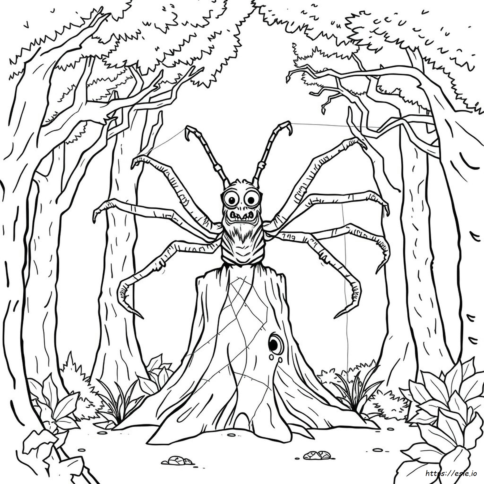 Aragog Para Colorear