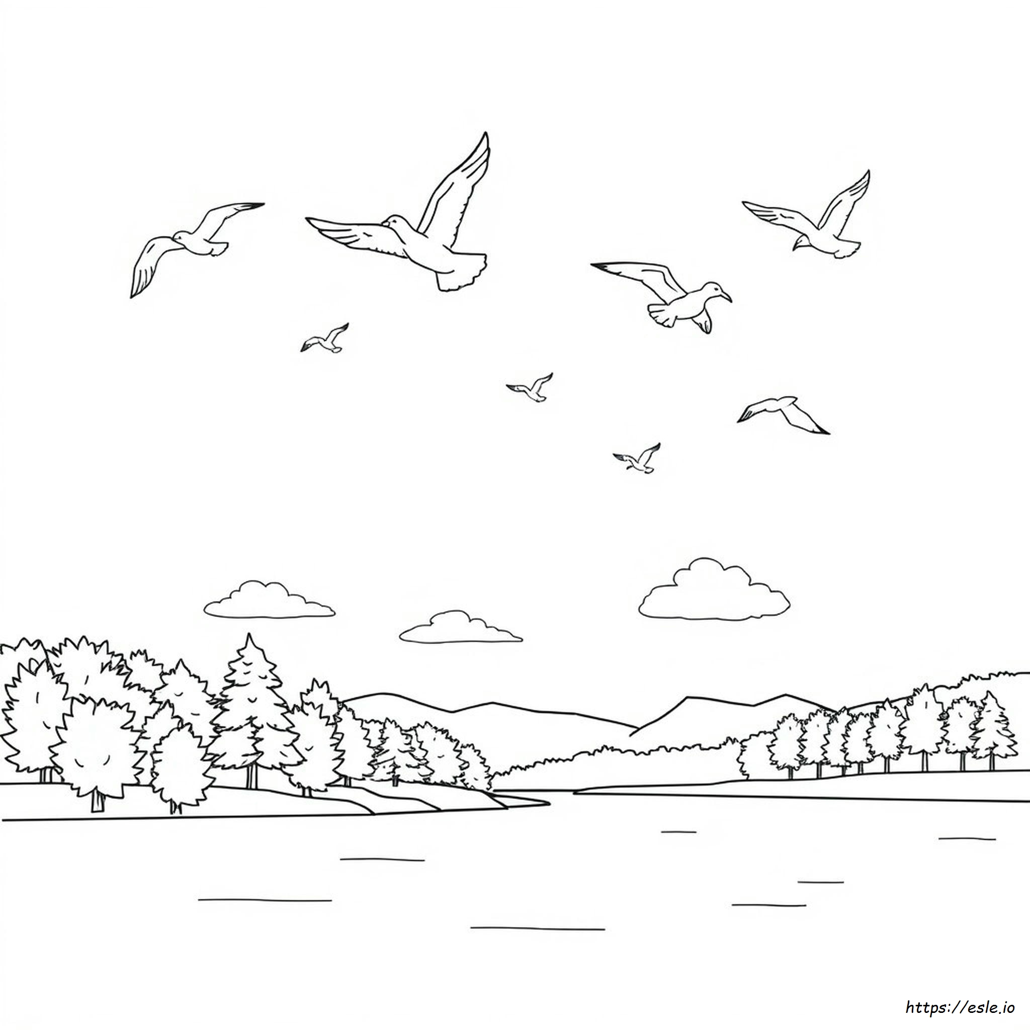 Coloring Pictures Of Scenery