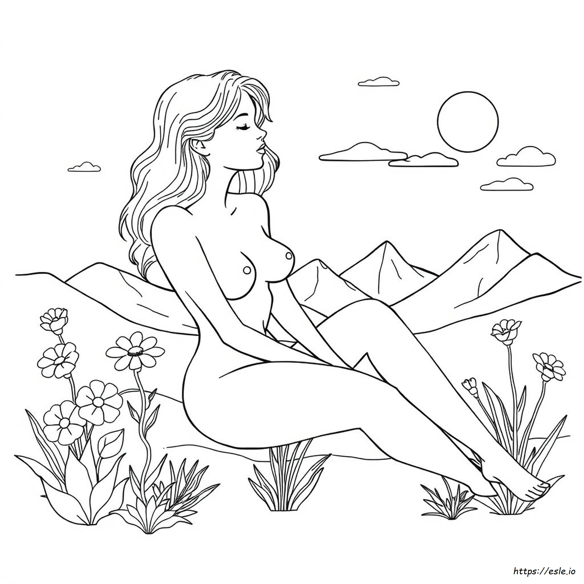 Nackte Frauen Ausmalbilder