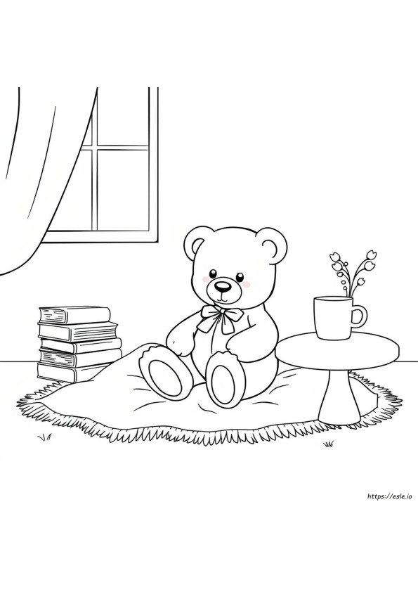 Teddy Colouring