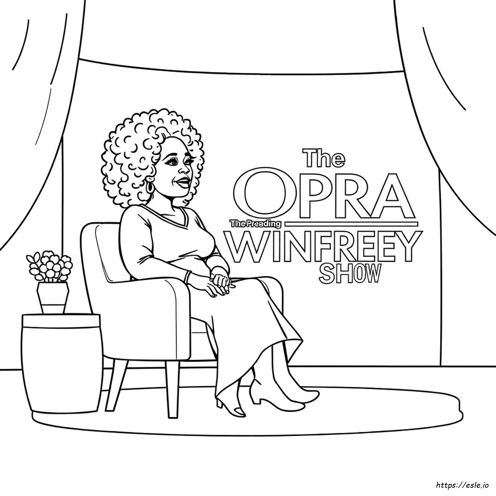 Oprah Gambar Mewarnai