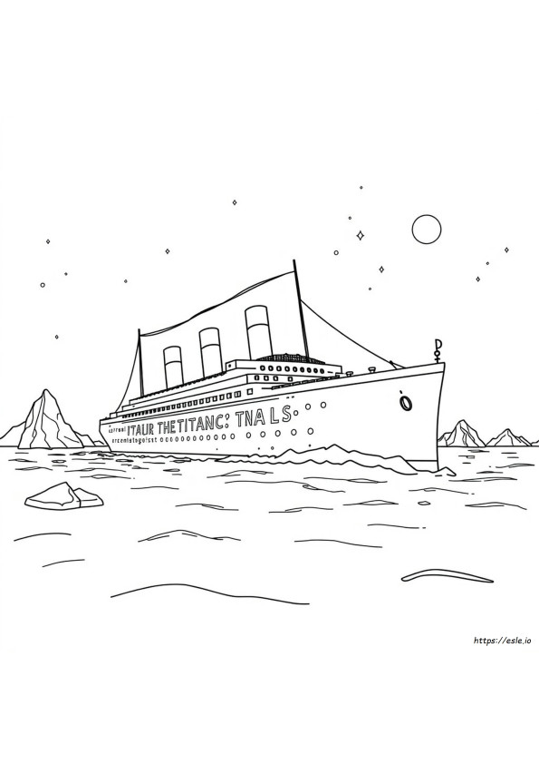 Mewarnai Gambar Titanic