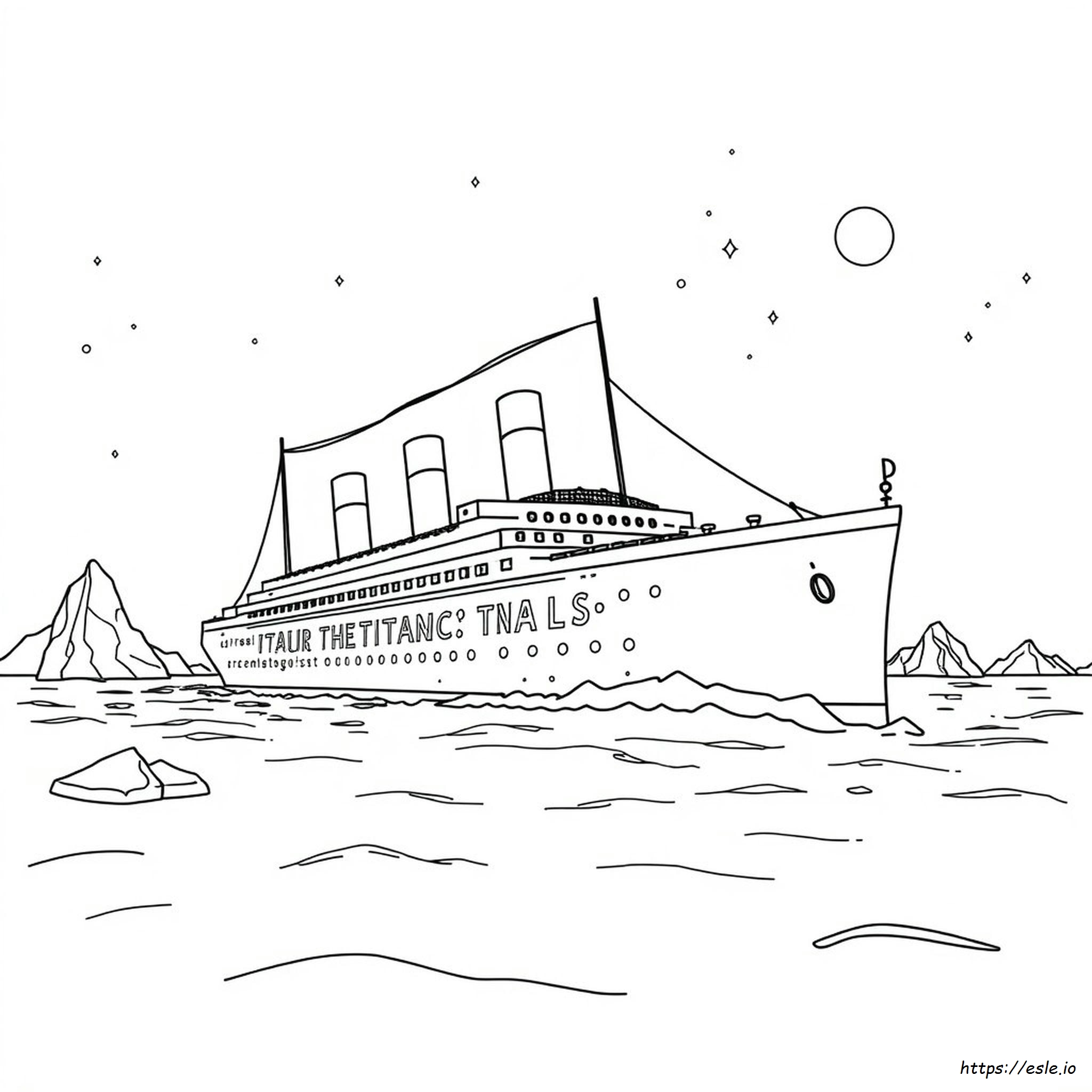 Desenhos Do Titanic Para Colorir