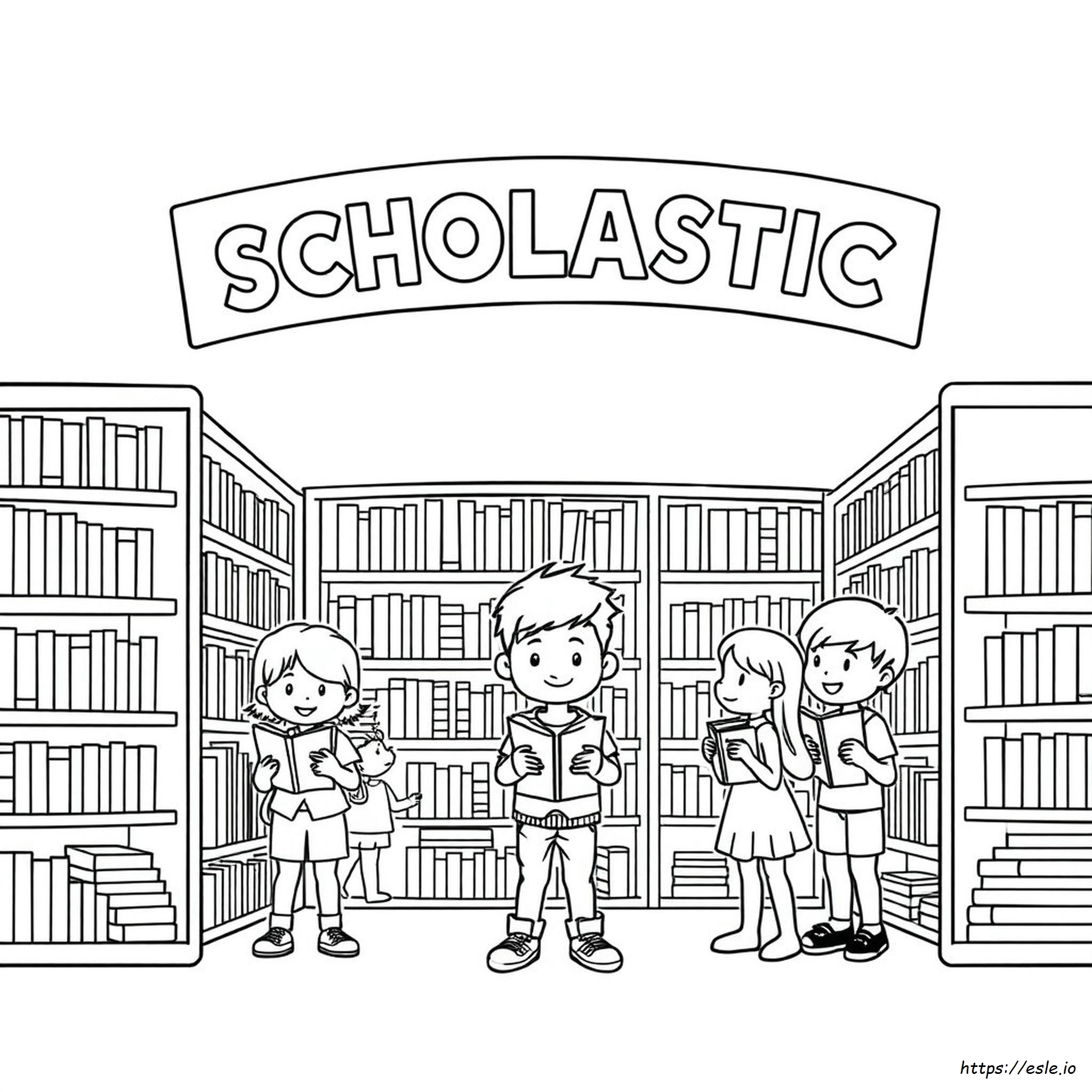 Scholastic Book Fair Coloring Pages