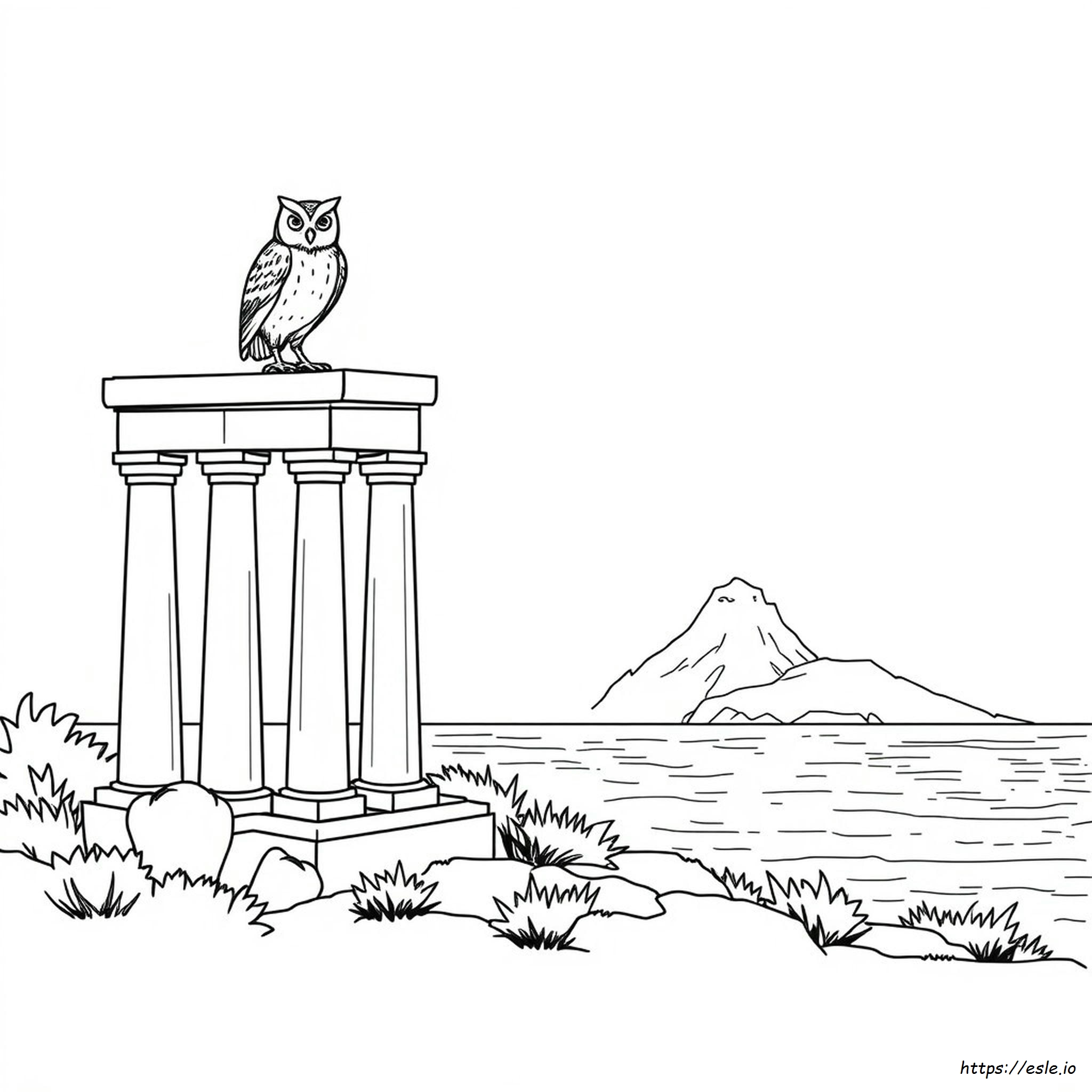 Greece Colouring Pages