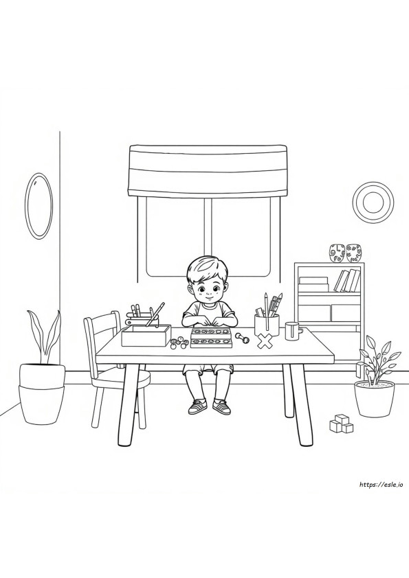 Montessori Coloring Pages