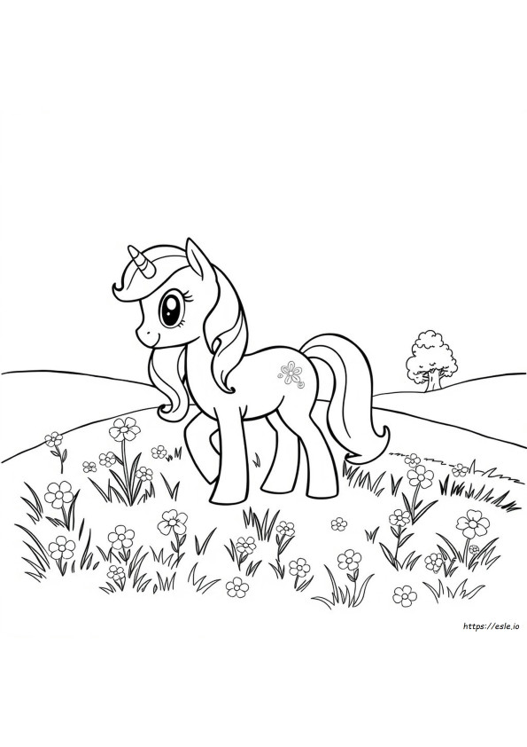 My Little Pony Lembar Mewarnai Yang Dapat Dicetak