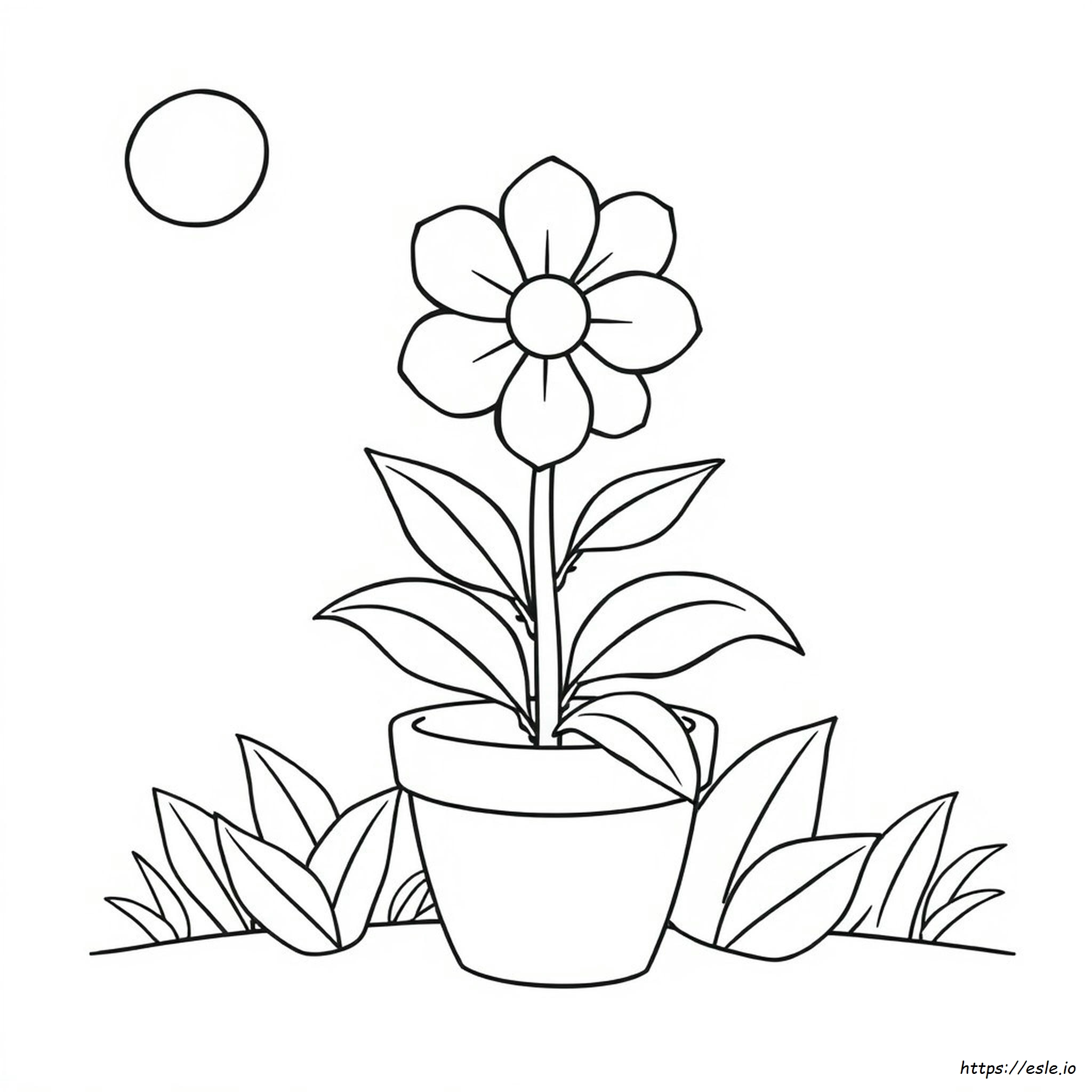 Páginas Para Colorear De Flores En Pdf