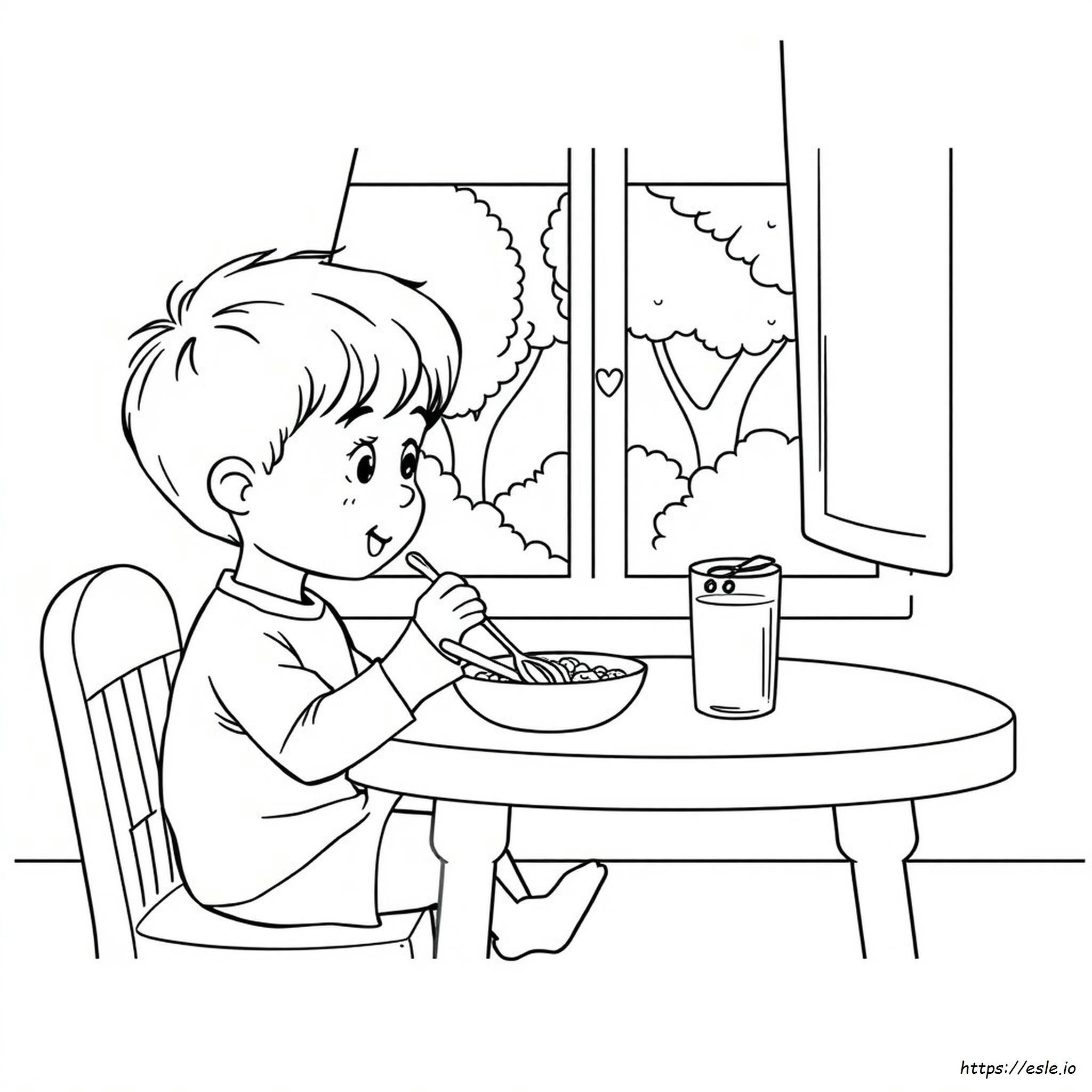 Breakfast Coloring Pictures