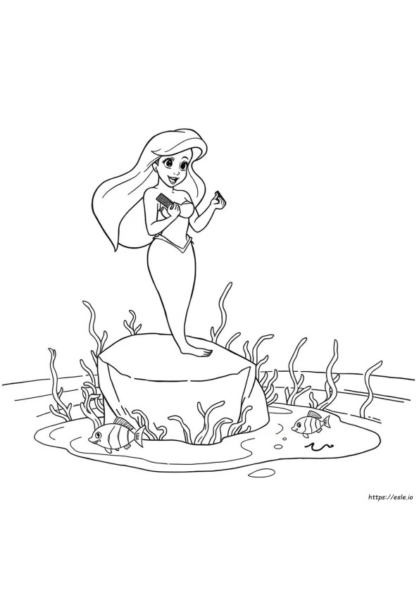 Ariel Coloring Pages 2023