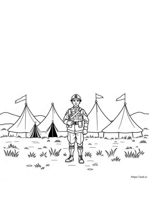 Solider Coloring Pages