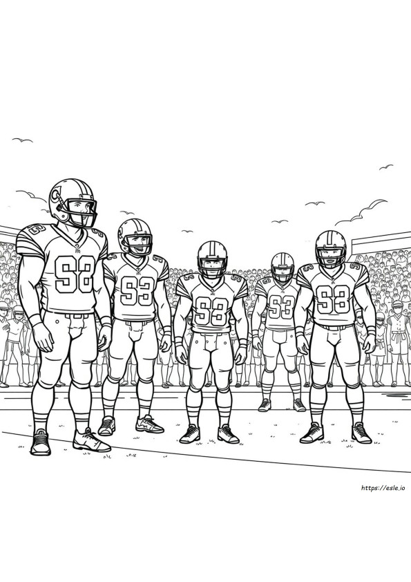 Nfl Footballspieler Ausmalbilder