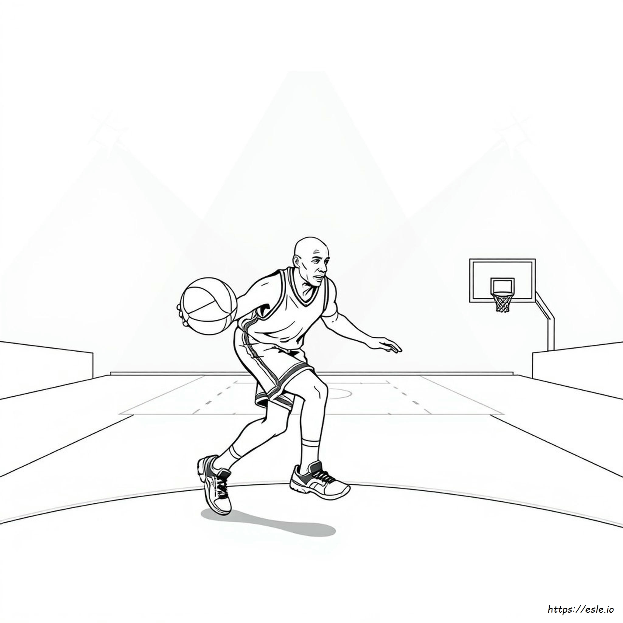 Michael Jordan Coloring Pages Printable