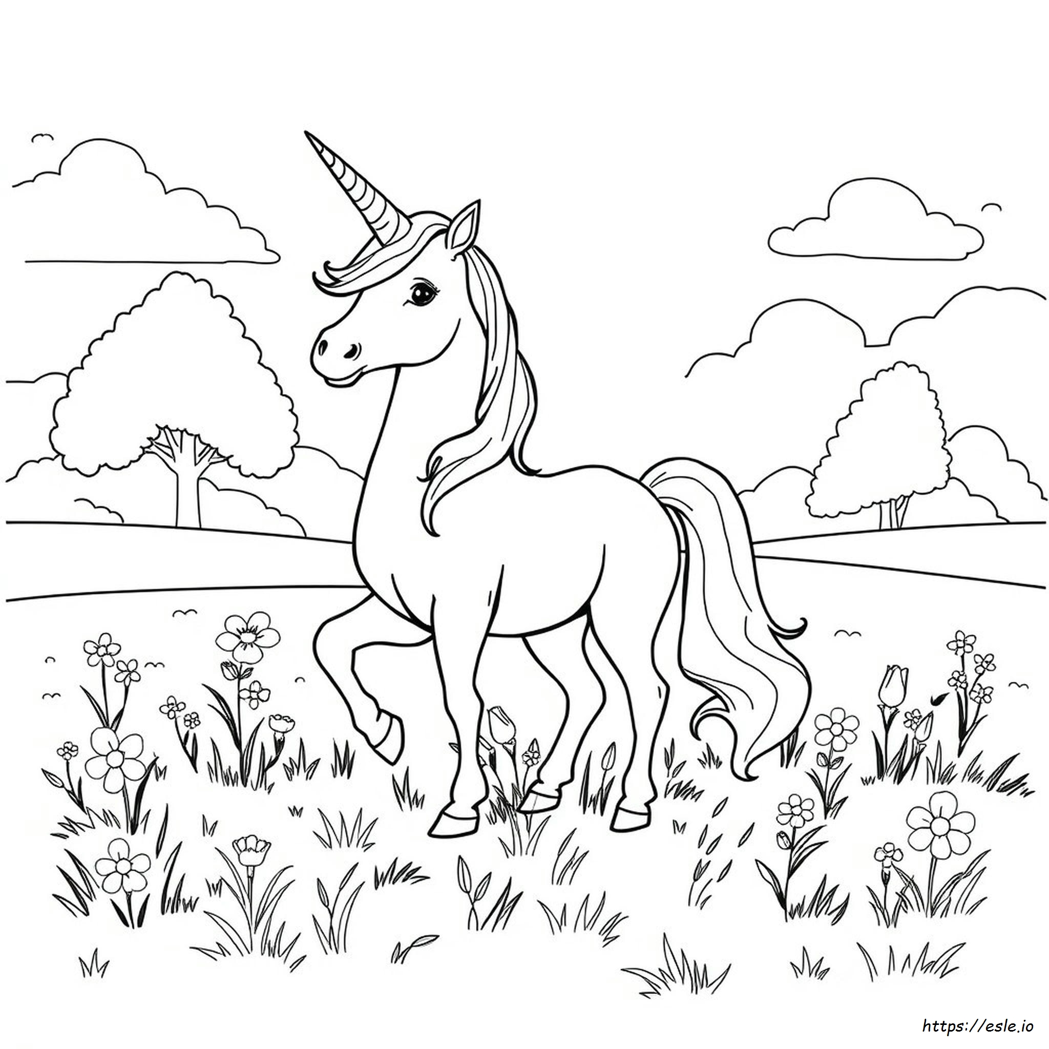 Licorne Gambar Mewarnai - Halaman Mewarnai Gratis untuk Dicetak