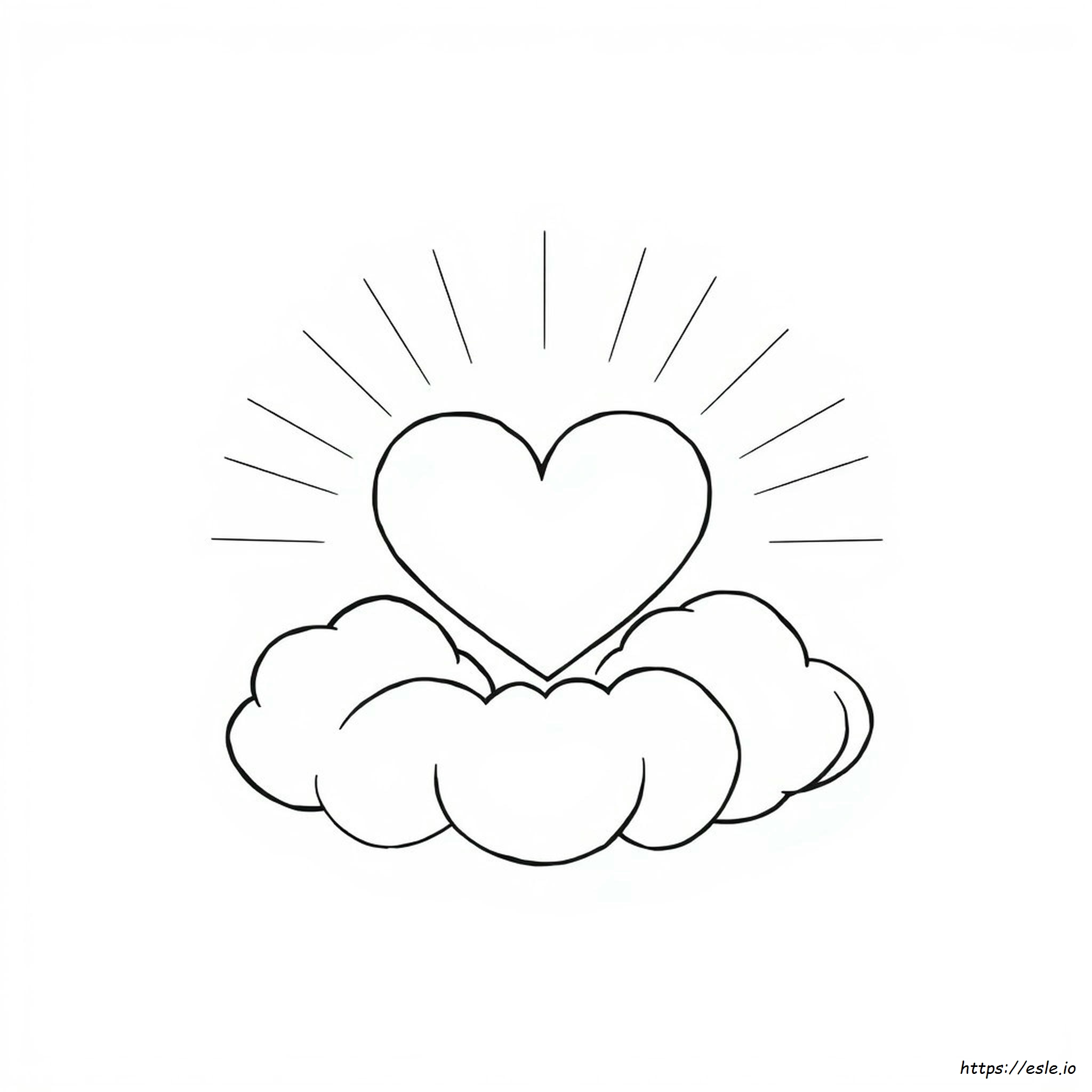 Free Heart Coloring Page for Adults