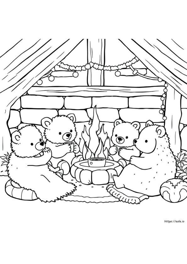 Harige Hygge Kleurplaten