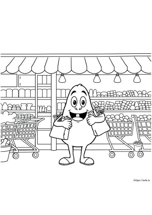 Grossery Coloring Pages