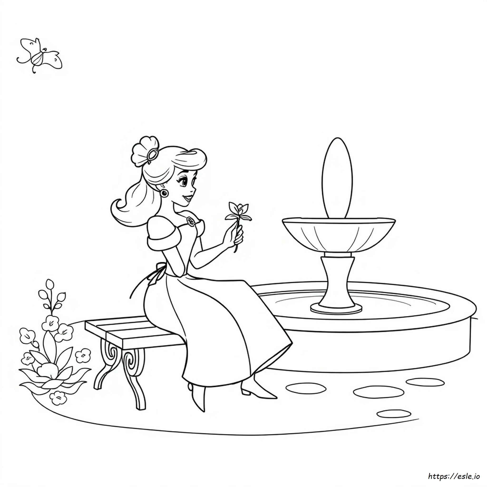 Disney Princess Coloring Images - Free Printable Coloring Page for Kids