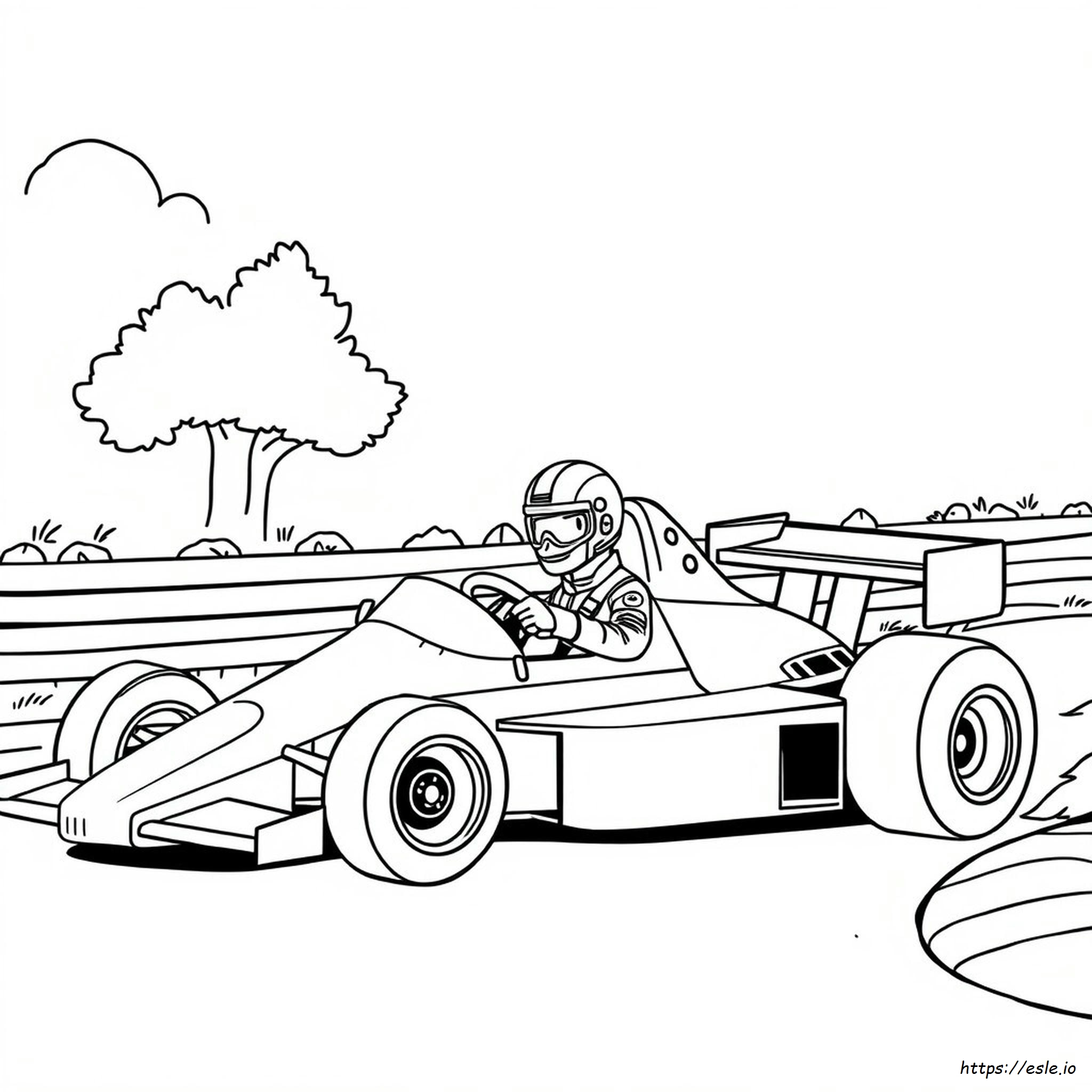 Ayrton Senna Coloring Pages