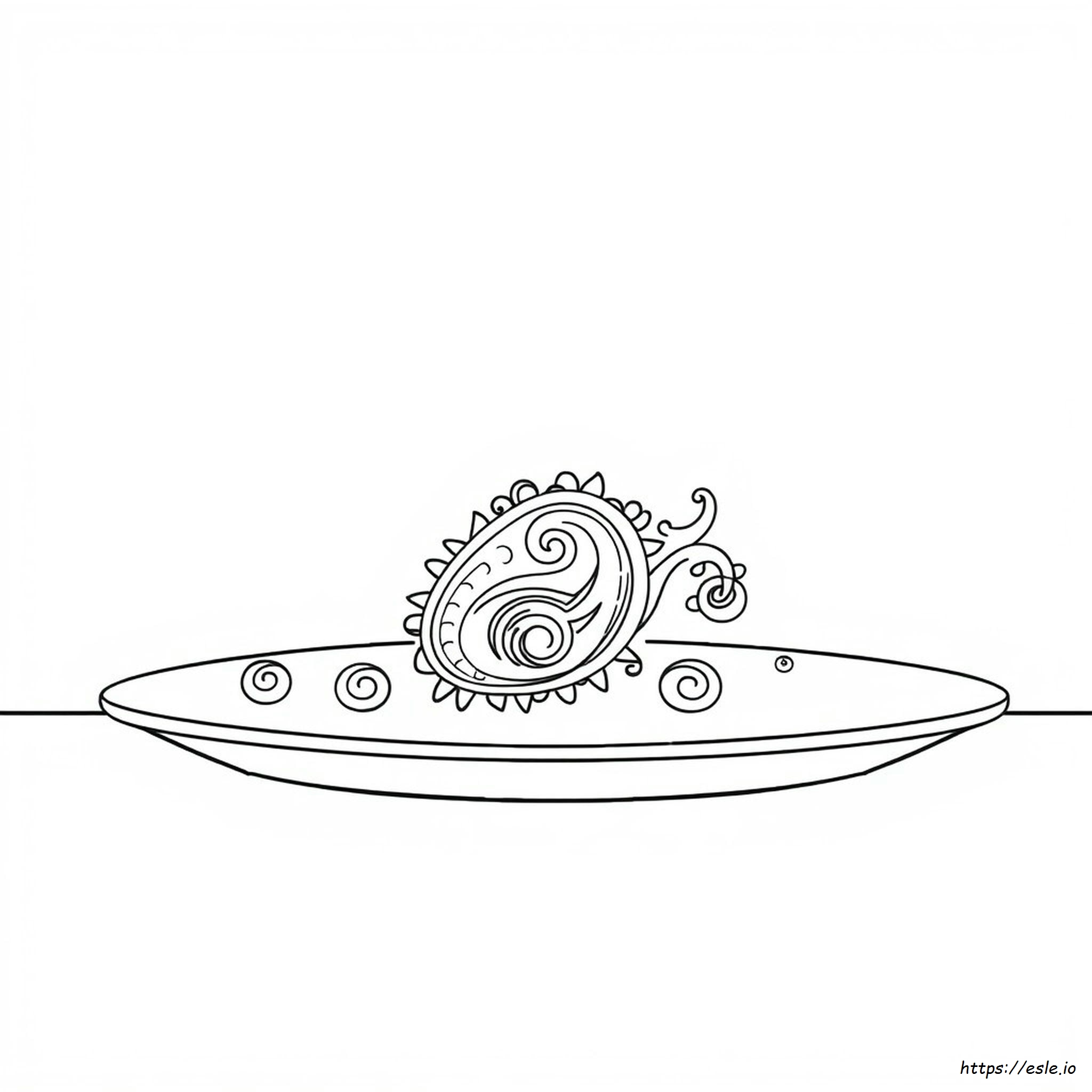 Simple Paisley Coloring Pages