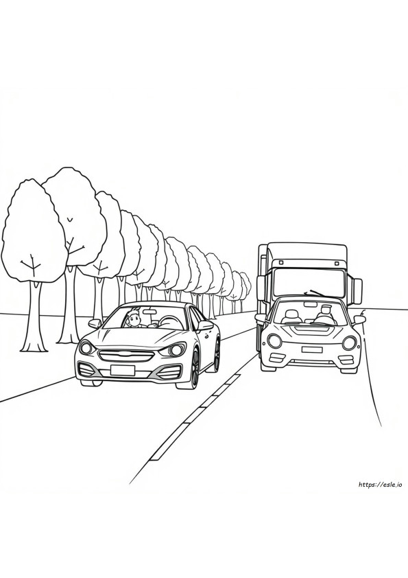 Coloring Pages Of Cars And Trucks