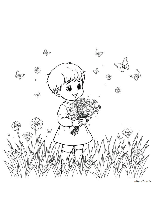 Disegni Da Colorare Primaverili Per Bambini Piccoli