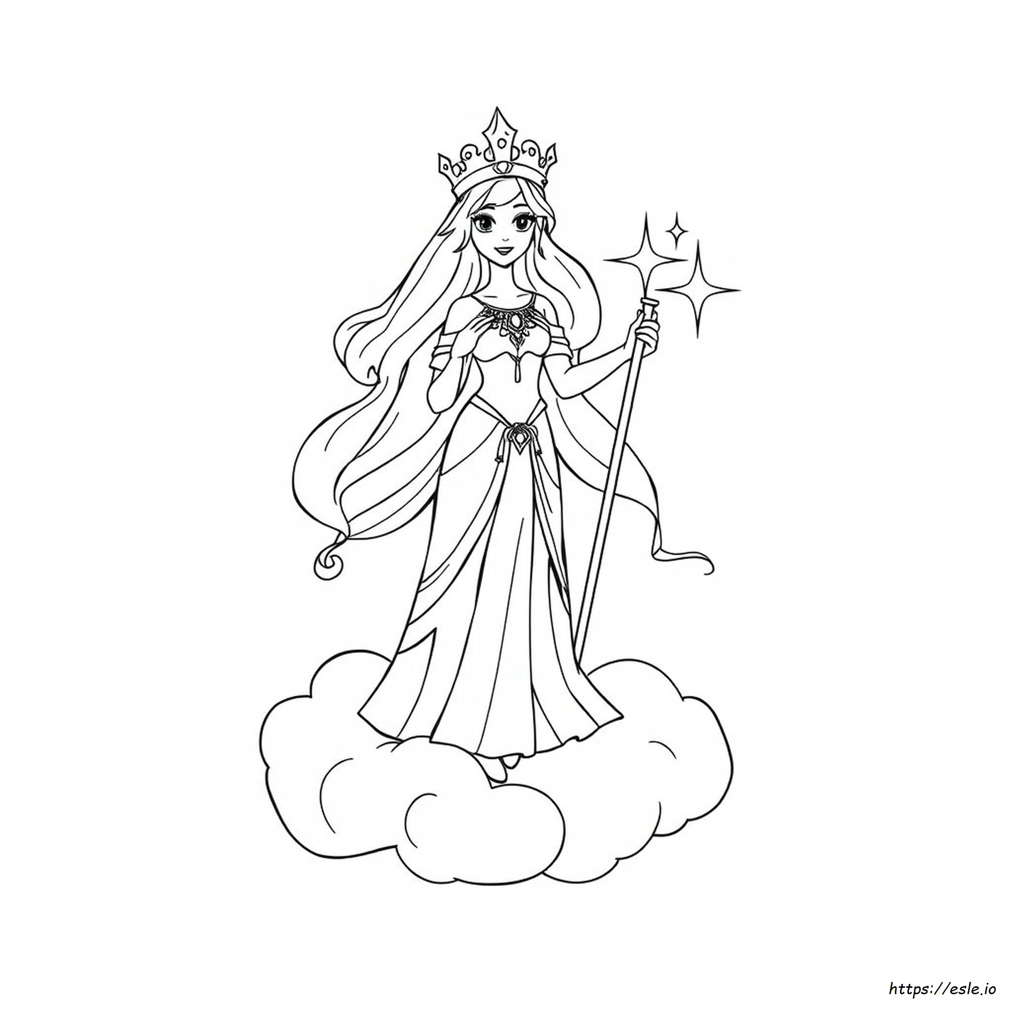 Iridessa Coloring Page - Free Printable Light Fairy Art