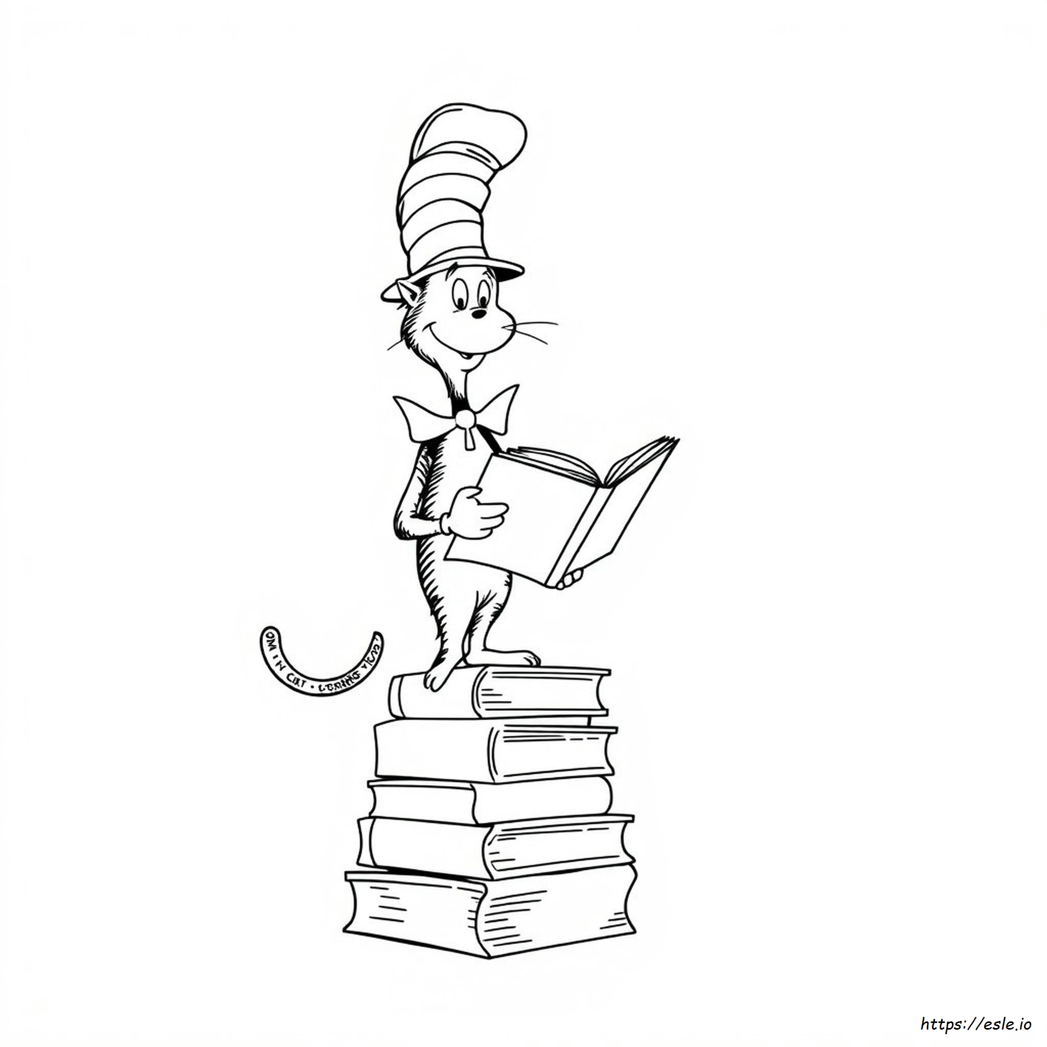 Desen De Colorat Doctor Seuss - Gratuit De Printat