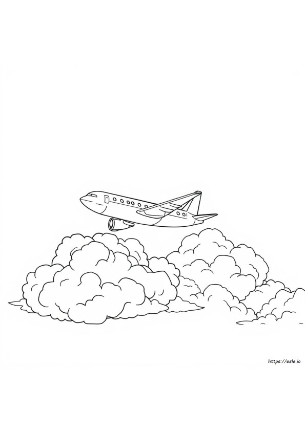 飛行機 ぬりえ 塗り絵 無料