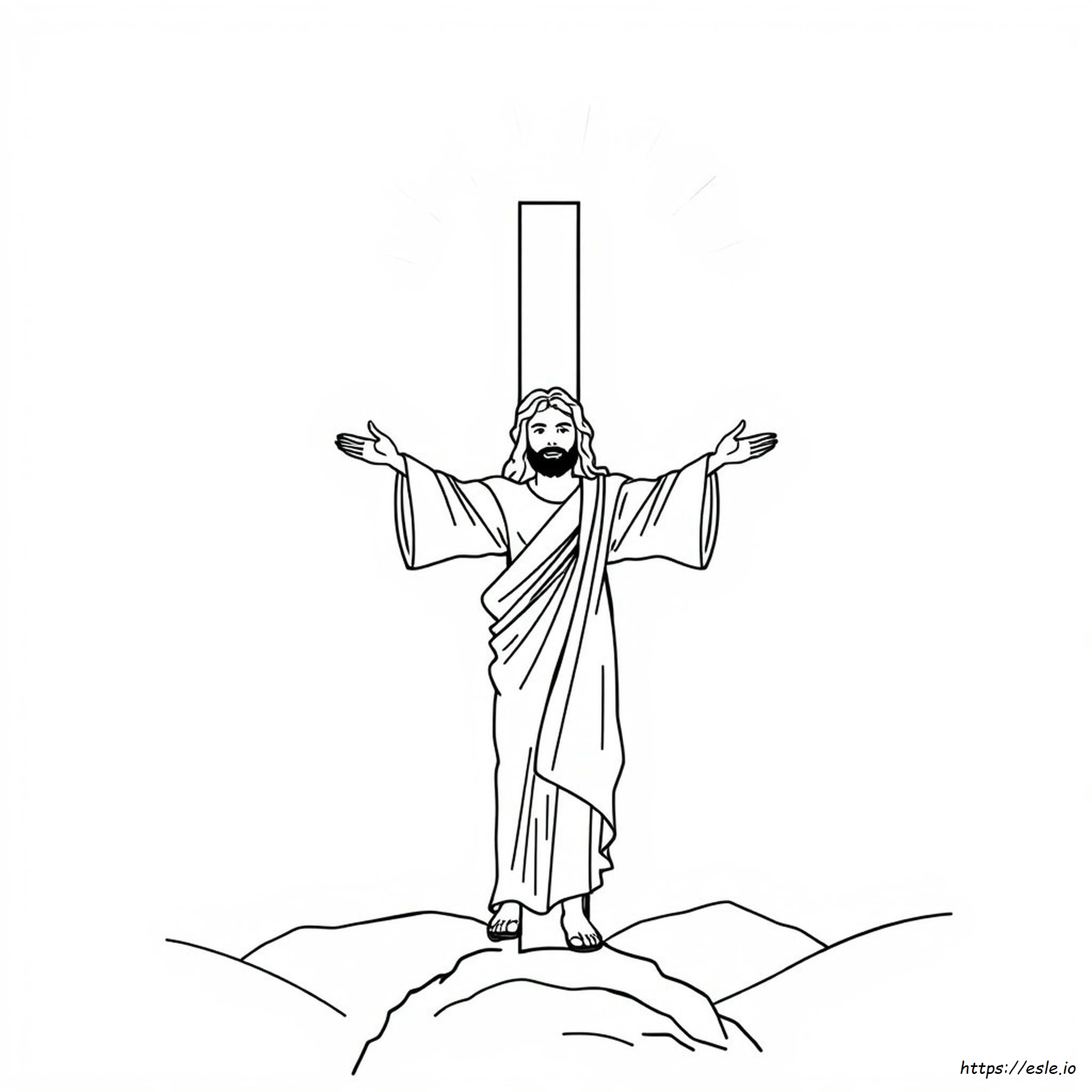 Amo Gesù - Disegno Da Colorare Gratis Da Stampare