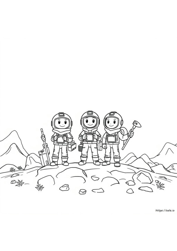 Go Jetters Värityskuvat