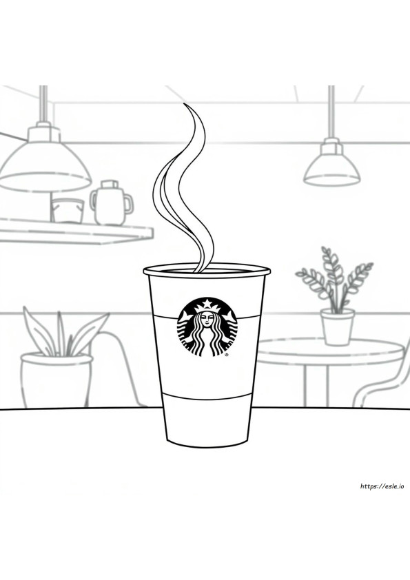 Starbucks Kávé Színező Oldalak