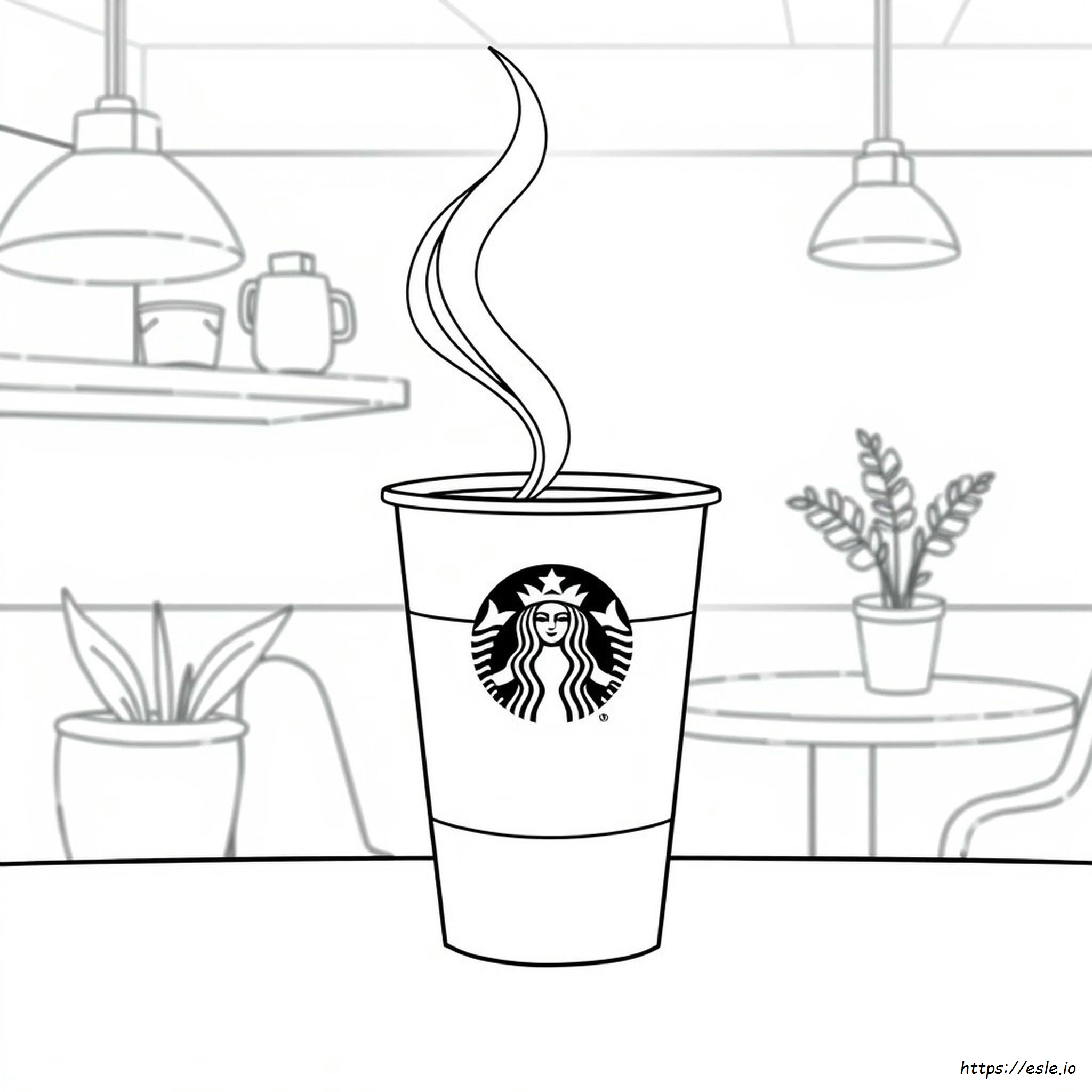 Disegni Da Colorare Caffè Starbucks