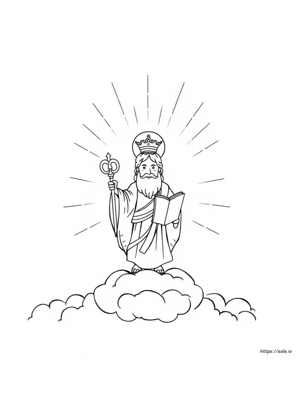God Coloring Pages To Print