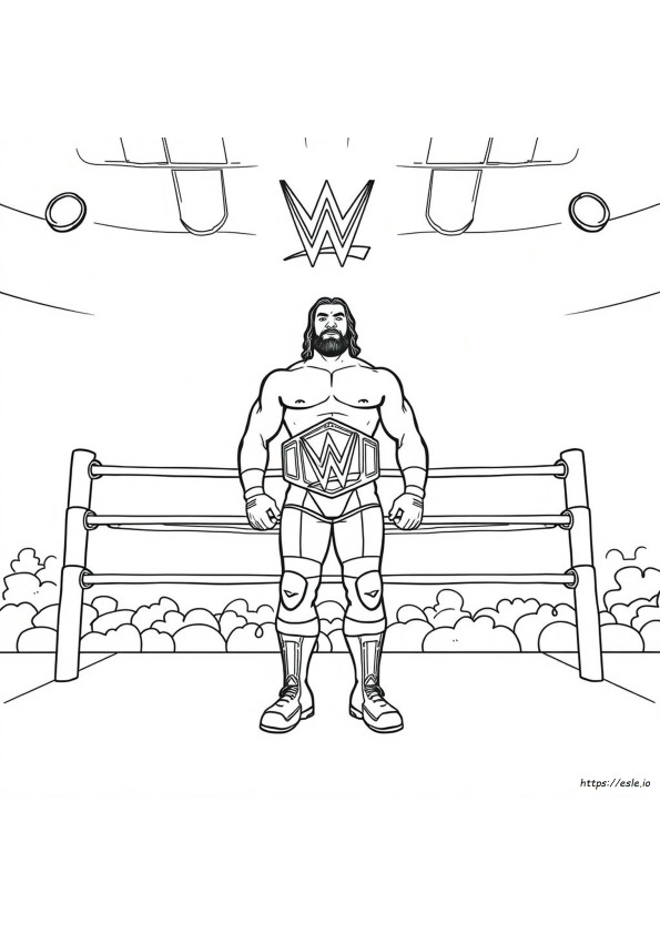 Wwe Colouring Book