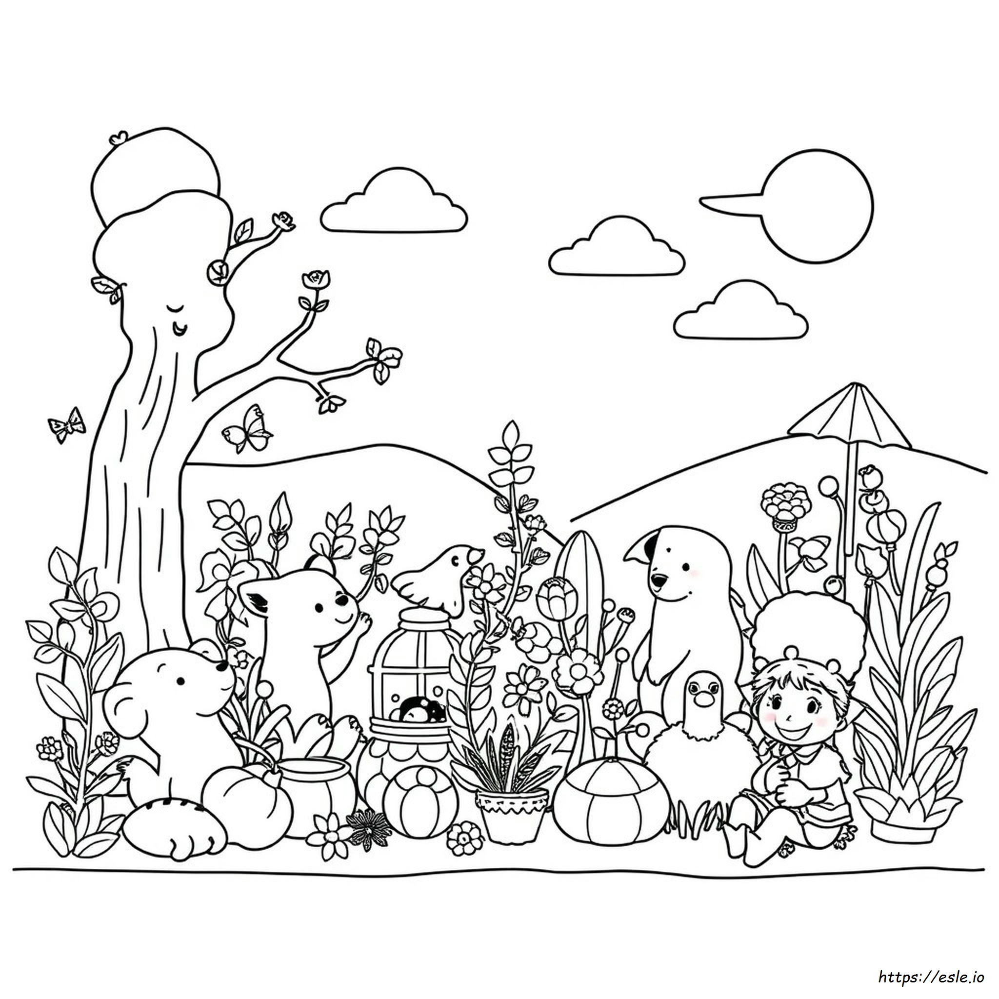 Coloring Pages Of Scenes
