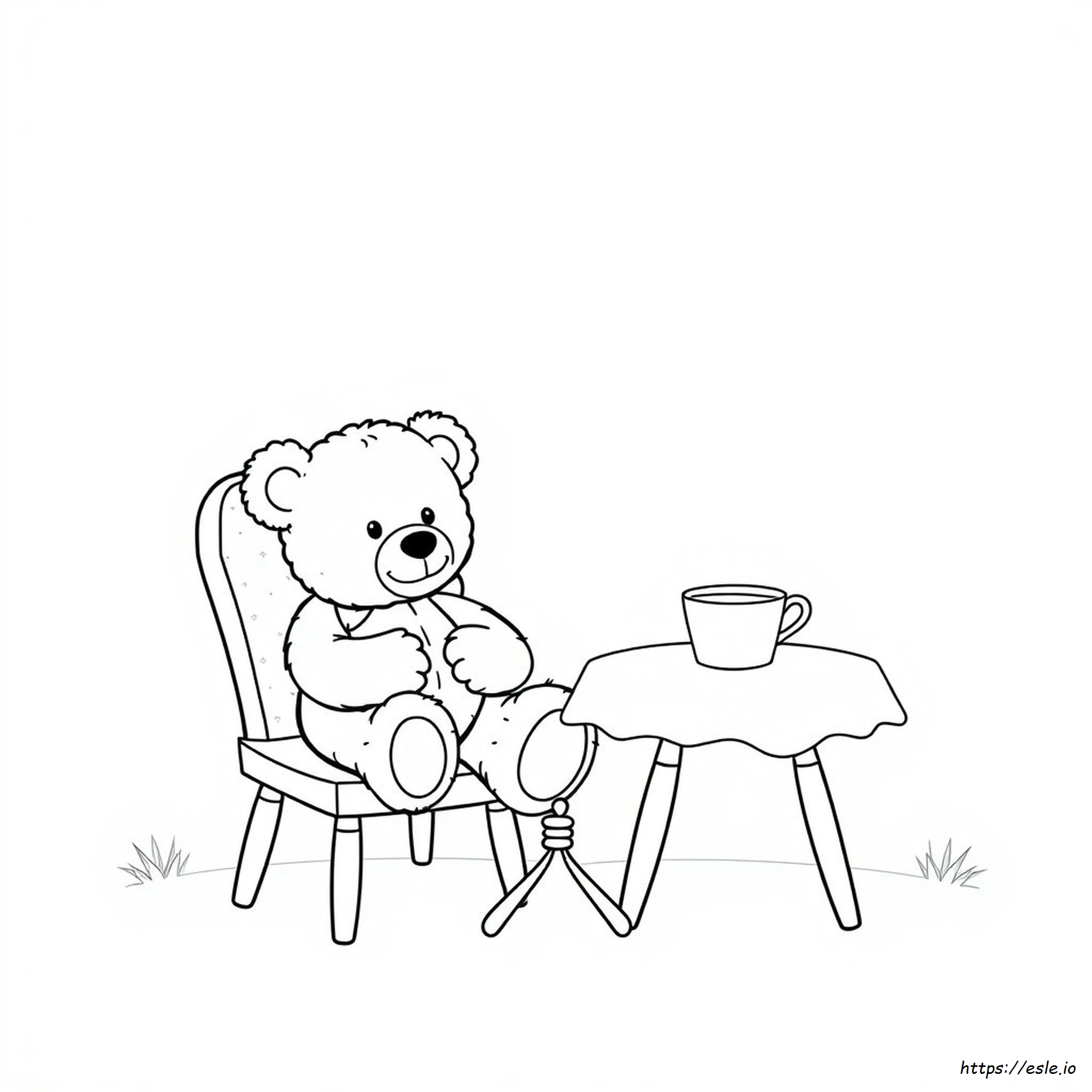 Coloring Pages Of Teddy Bears - Free Printable PDF
