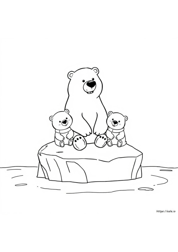 Desene De Colorat Cu Ursul Polar Din We Bare Bears