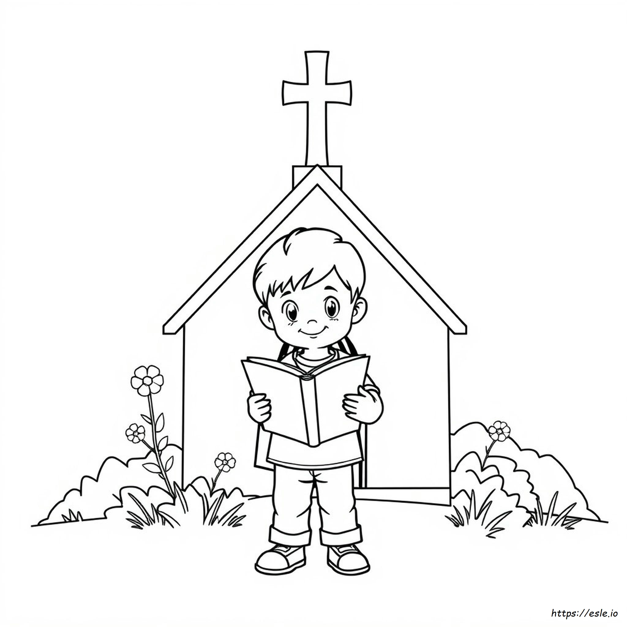 Gambar Mewarnai Alkitab Kristen - Halaman PDF Gratis