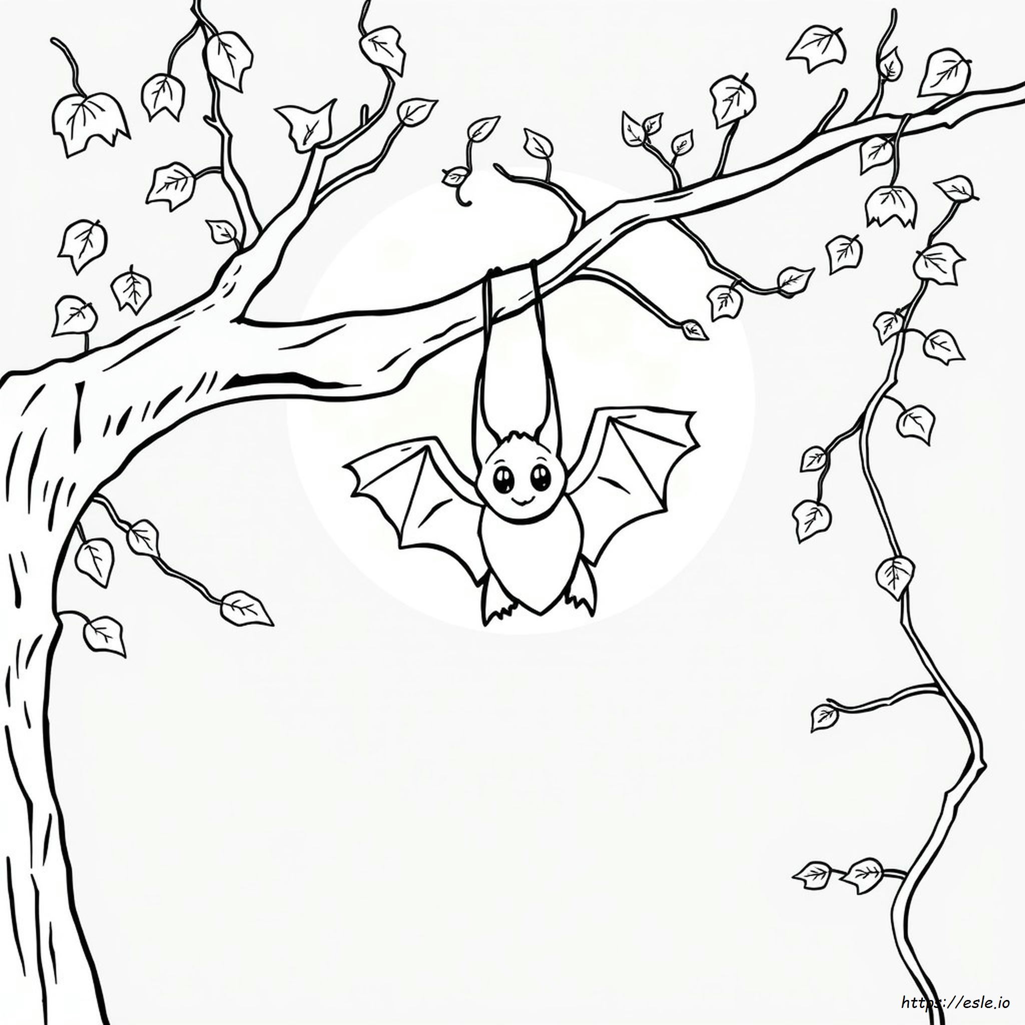 Halloween Bat Coloring Pages