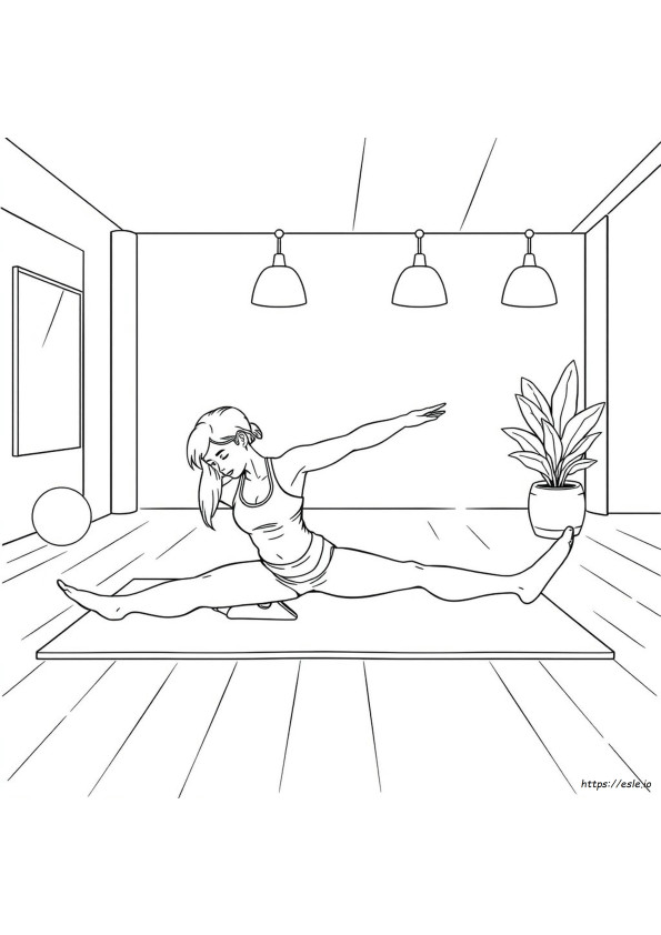 Fitness Kleurplaten