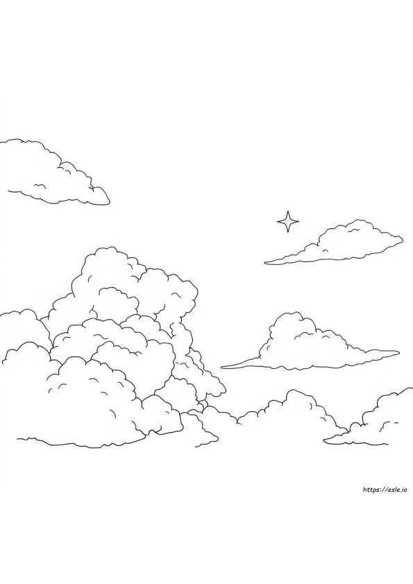 Sky Colouring Images