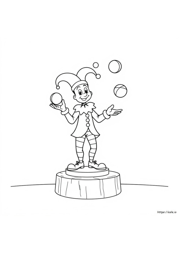 Jester Banban Coloring Page